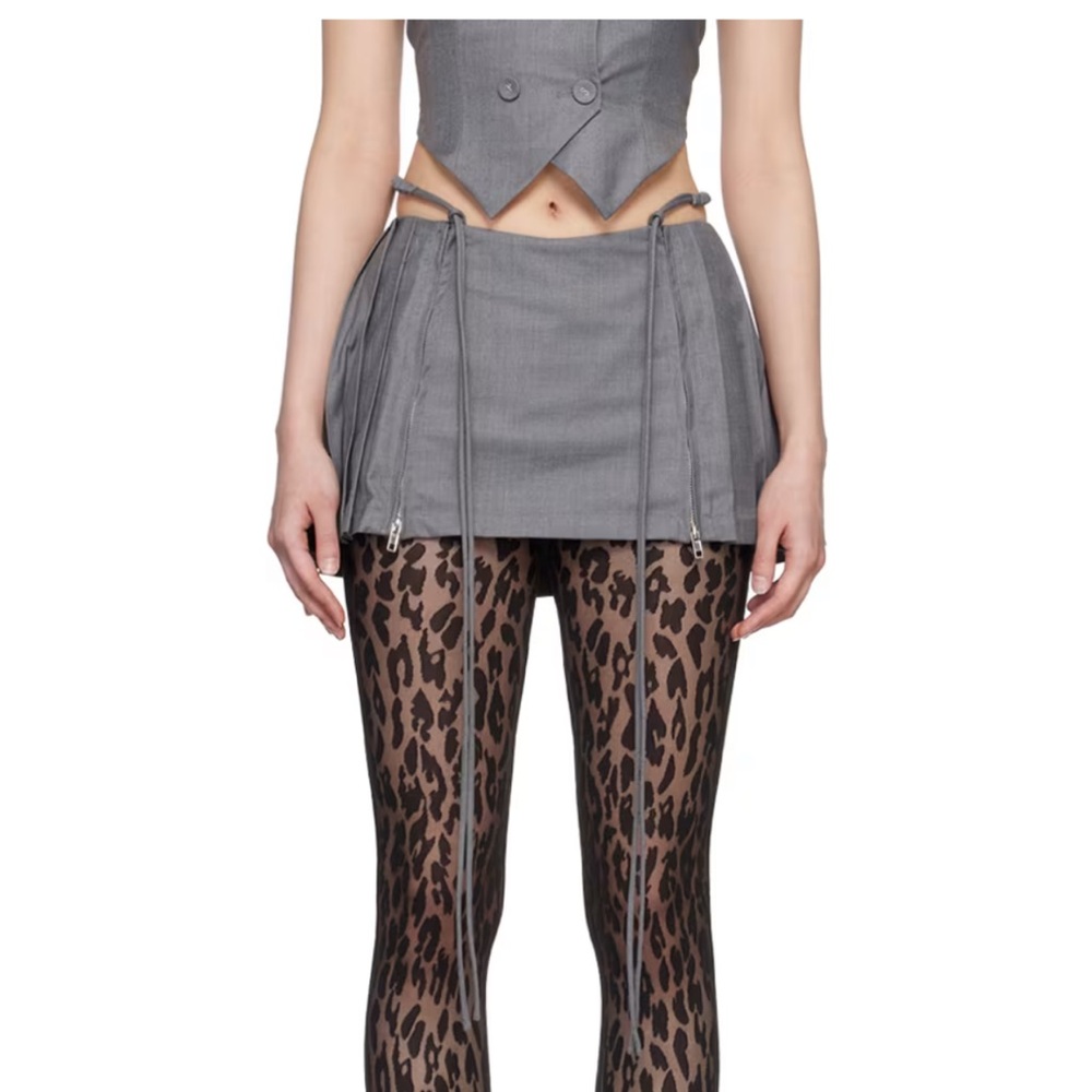NODRESS pleaded miniskirt